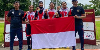 Awalan Baik Tim Para Balap Sepeda Indonesia, 2 Emas dan 4 Medali Lain Diraih di Thailand