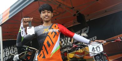 Kampiun Seri Kedua Men Junior 76 Indonesian Downhill 2025, Dimas Ardhana Langsung Bidik Juara Umum