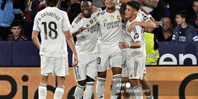 Hasil Liga Spanyol - Kombo Vini-Mbappe Mengerikan, Real Madrid Kembali ke Jalur Kemenangan
