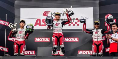 Finis Podium, Pembalap Astra Honda Naik ke 3 Besar Klasemen Idemitsu Asia Talent Cup