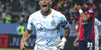 Jebol Gawang Cagliari, Lautaro Martinez Gusur Runner Up Ballon d'Or di Buku Sejarah Inter Milan