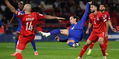 Hasil Kualifikasi Piala Dunia 2026 - Comeback Perusak Debut Calvin Verdonk Berbuah Gol, Prancis Bantai Azerbaijan