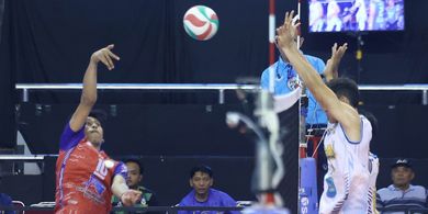 Final Four Livoli Divisi Utama 2025 - Fahri Septian Dkk Kejutkan TNI AU, Tirta Bhagasasi Menang 3 Set Langsung
