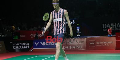 Kekecewaan Anders Antonsen usai Dikejutan Jason Gunawan pada China Masters 2026