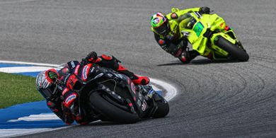 Hasil Sprint Race MotoGP Thailand 2026 - 13 Putaran Penuh Drama, Murid Rossi Sial hingga Marquez Kena Penalti
