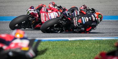 Hasil MotoGP Thailand 2026 - Ban Pecah dan Velg Bengkok, Marc Marquez Merana saat Murid Rossi Menang Dominan