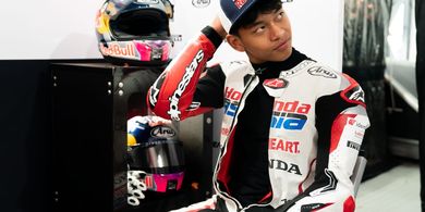 Sekalinya Gagal Finis, Veda Ega Pratama Dilupakan Lawannya meski Usik Tatatan di Moto3