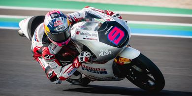 Moto3 Brasil 2026 - Disaksikan Marquez, Komentar Veda usai Jadi Orang Indonesia Pertama yang Raih Podium