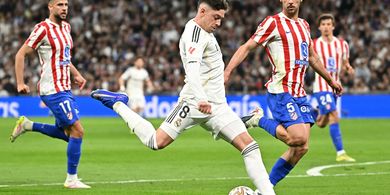 Hasil Liga Spanyol - Valverde Nyekor dan Dikartu Merah, Real Madrid Menangi Derbi Susah Payah