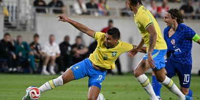 Hasil Uji Coba - Vinicius Tampil Luar Biasa, Timnas Brasil Hantam Timnas Kroasia