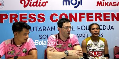 Final Four Proliga 2026 - Akhirnya Rasakan Kalah, Pelatih Gresik Phonska Akui Keunggulan Mega dkk