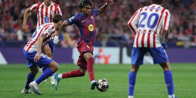 Hasil Liga Champions - Perjuangan sampai Kepala Bocor, Atletico Madrid Gagalkan Misi Remontada Barcelona
