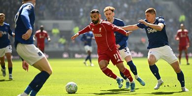 Hasil Liga Inggris - Mo Salah Samai Rekor Legendaris Gerrard, Derbi Merseyside Jadi Milik Liverpool