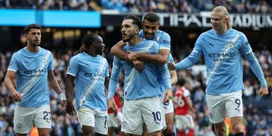 Hasil Liga Inggris - Haaland Bayar Lunas Blunder Donnarumma, Man City Jegal Asa Juara Arsenal