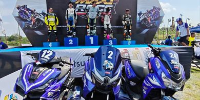 Pertama Kali Mentas di Yamaha Cup Race, Skutik Premium MAXi Tebar Sensasi