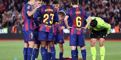 Hasil Liga Spanyol - Yamal Roboh usai Cetak Gol Penalti, Barcelona Menang Minimalis