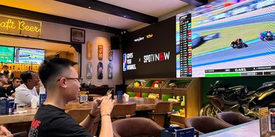 Dukungan Penuh Penonton untuk Veda Ega saat Nobar Moto3 Spanyol 2026