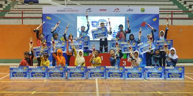 480 Siswa Ramaikan MilkLife SenengMinton yang Digelar di Purwokerto