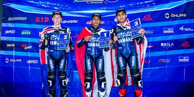 Debut Semusim Penuh pada Yamaha R3 BLU CRU Asia-Pacific Championship, Sabian Fathul Ilmi Juara Race di Australia