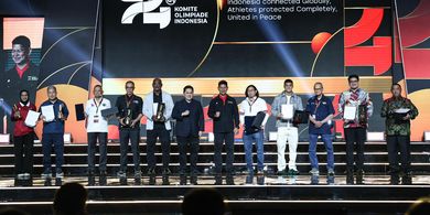 Dari Rizki Juniansyah Sampai Alm Bob Hasan Raih Penghargaan The Game Changer Award NOC Indonesia