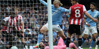 Hasil Liga Inggris - Brentford Sempat Bikin Frustrasi, Man City Ngamuk dan Bikin 3 Gol di Babak Kedua