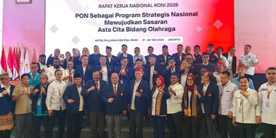 Hasil Rakernas dan Musornaslub KONI 2026, Banten-Lampung Jadi Tuan Rumah PON 2032