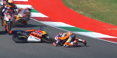 Hasil Red Bull Rookies Cup 2026 - Ramadhipa Diseruduk hingga Crash, Kans Podium Melayang