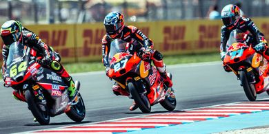 Nyaris Akhiri 4 Kekalahan Beruntun dari Veda, Pembalap KTM Tech3 Terpukul setelah Balapan Moto3 Hungaria
