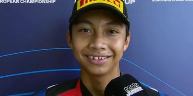 Moto3 Junior Estoril 2026 - Kata Ramadhipa setelah Jadi Pembalap Indonesia Ke-2 yang Menangkan Balapan