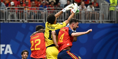 Bikin 7 Saves di Laga Spanyol Vs Tanjung Verde, Eks Rekan Witan Bikin Rekor Bersejarah di Piala Dunia 2026