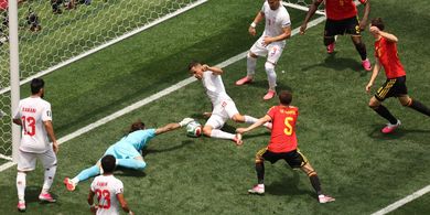 Hasil Piala Dunia 2026 - Bekas Penggembala Domba Perkasa di Bawah Mistar, Iran Bikin Belgia Frustrasi dan Imbang Lagi