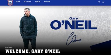 RESMI - Ipswich Town Tunjuk Gary O'Neil sebagai Pelatih Baru, Bakal Tentukan Nasib Elkan Baggott