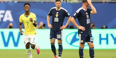 Hasil Piala Dunia 2026 - Diwarnai Parade Blunder Skotlandia, Brasil Berpesta lewat Vini dan Cunha