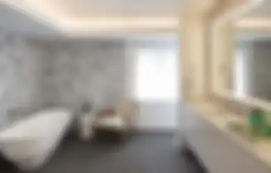 Siapa Bilang Harus Pakai Wallpaper, 4 Pelapis Ini Juga Bisa Buat Kamar Mandi Apik Bahkan Aman dari Rembes