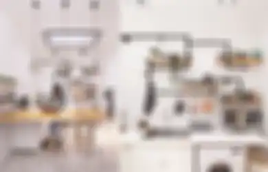 Unik, Inspirasi Desain Dapur Mungil dengan Dekorasi Pipa Besi