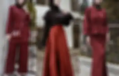 Inspirasi 8 Outfit Warna Merah ala Selebgram Hijab, Dijamin Stylish