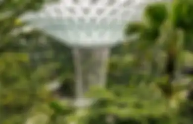 Rain Vortex, Air Terjun Indoor Tertinggi di Dunia yang Bakal Jadi Pusat Jewel Changi Airport