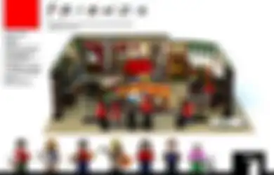 Gunakan 1750 Lego, Desainer Ini Buat Replika Kedai Kopi di Sitkom Friends
