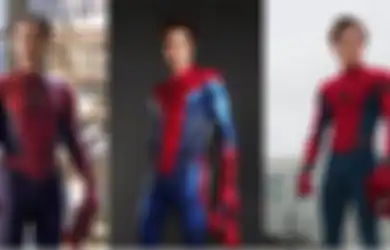 Sama-Sama Spider-Man, Tom Holland Iri dengan Kostum Andrew Garfield!