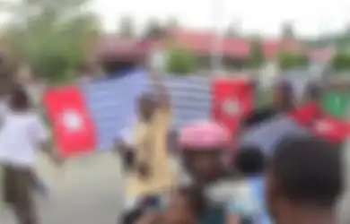 Makin Garang Tunjukkan Eksistensinya, KKB Papua Kibarkan Bendera Bintang Kejora di Intan Jaya Diiringi Tembakan, Sampaikan Dua Pesan Ini untuk TNI-Polri