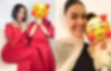 Biasa Tutupi Wajah Putrinya dengan Stiker, Denada Mendadak Perlihatkan Paras Cantik Aisha, Putri Jerry Aurum Langsung Jadi Sorotan