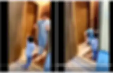 Viral, Tiba di Rumah, Dokter Covid-19 Menangis Terpaksa Tolak Pelukan Anaknya 