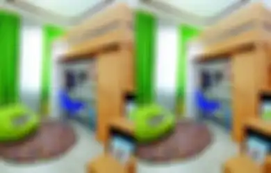 Kasur di Atas Area Belajar Anak, Menyiasati Kamar Mungil di Apartemen