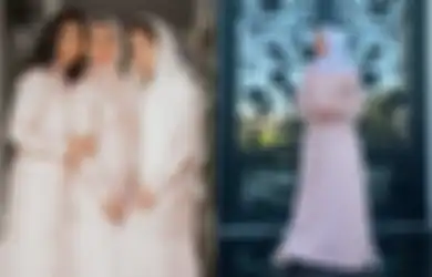 Gamis Lebaran Pink ala 3 Seleb Muda Indonesia. Mana Favoritmu?