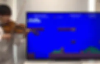Pemain Biola Unjuk Skill Tingkat Dewa Nge-cover Soundtrack Super Mario Bros