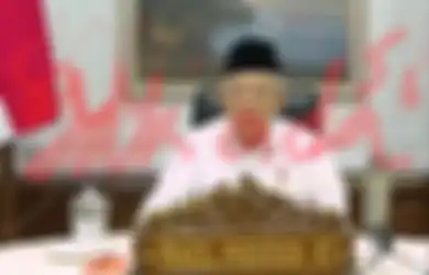 Aplikasi Zoom Kebobolan Lagi, Kali Ini Pidato Wapres Ma'ruf Amin Dipenuhi Banyak Coretan