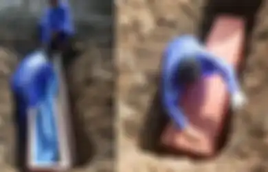 Hanya Dibalut Popok Tanpa kain Kafan, Pemakaman Jenazah Korban PDP Corona Ini Bikin Geger Sekampung, Pihak RS: Sudah Sesuai Protokol