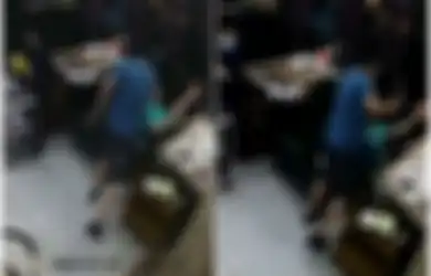 Hatinya Panas hingga Emosinya Tak Tertahan, Pria Ini Hajar Istrinya Sampai Tumbang di Tengah Keramaian Restoran, Sudah Diintai Selama 20 Menit si Bini Malah Makin Mesra dengan Pria Lain