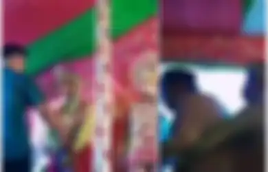 Tiba-tiba Peluk Mantan Kekasih Sambil Nangis Sesegukan, Kelakuan Mempelai Wanita Ini Picu Amarah Anggota Keluarga, Warganet: Sudah Tahu Ada Suminya...