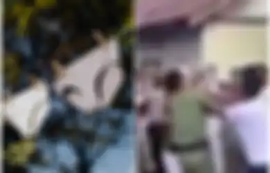 Dapat 'Backingan' Orang Sekampung, Wanita Ini Ubah Rumah Mantan Suami Jadi Ring Tinju, sang Mantan Dikeroyok Warga Gegara Curi Celana Dalam
